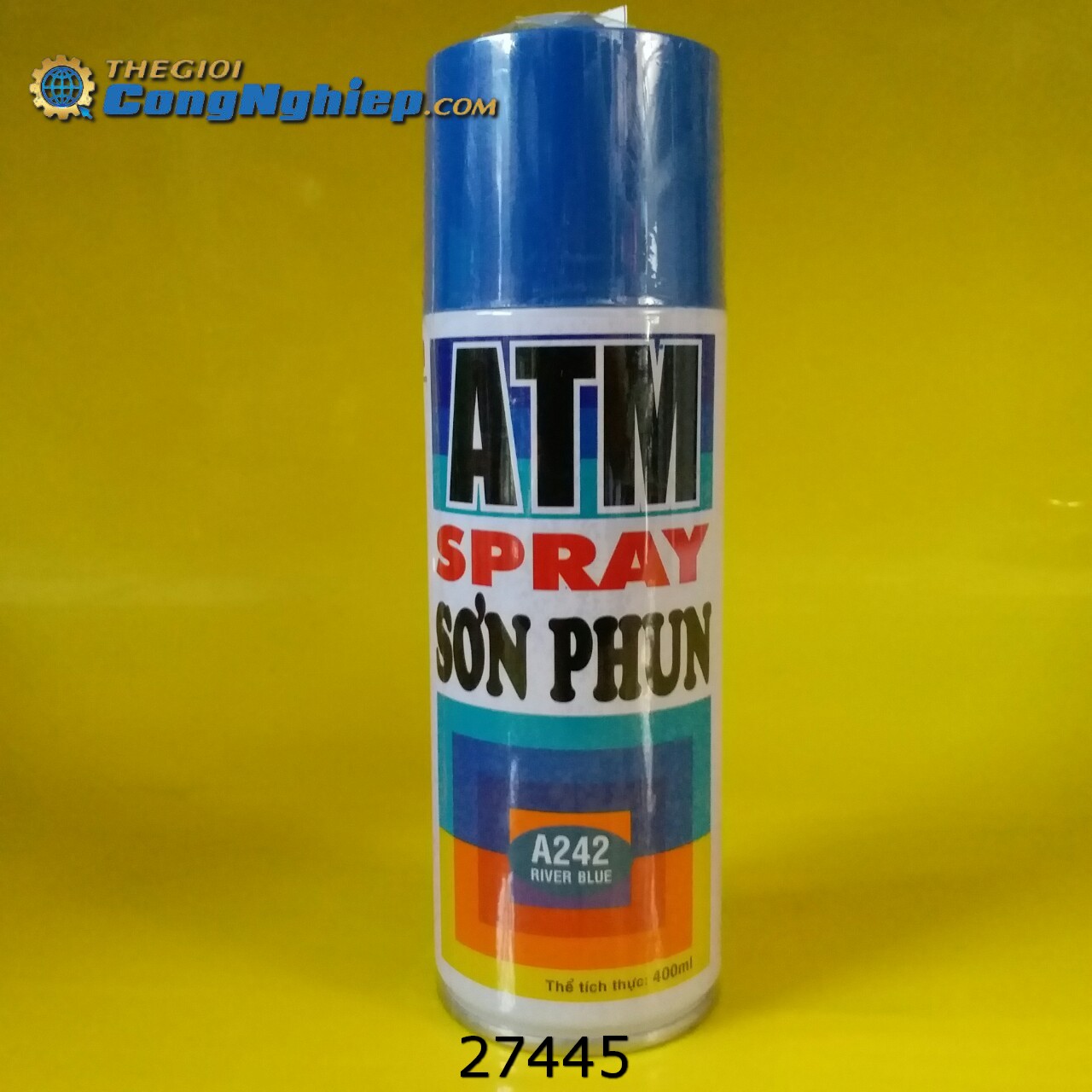 Sơn xịt ATM SPRAY A242 màu xanh dương 400ml (River blue), 12 chai/ 1 thùng