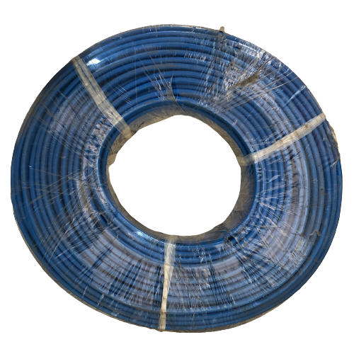 Dây cáp điện đôi mềm ovan Vcmo Cadivi 2x6.0 màu xanh,  ruột đồng bọc nhựa PVC, cuộn 100 mét