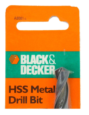 Mũi khoan sắt hss  10mm Black Decker A8081