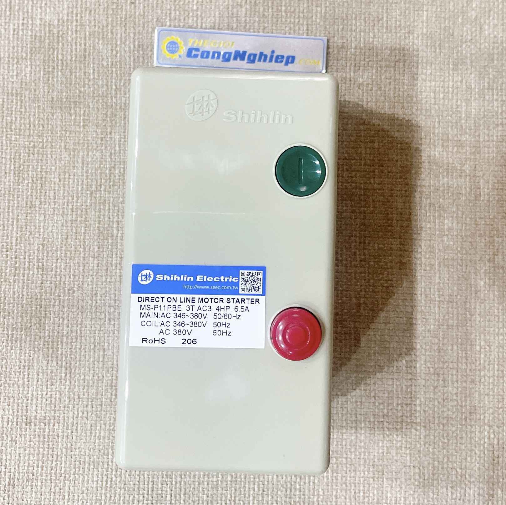 Hộp khởi động từ 380V 5~8A SHIHLIN MS-P11PB