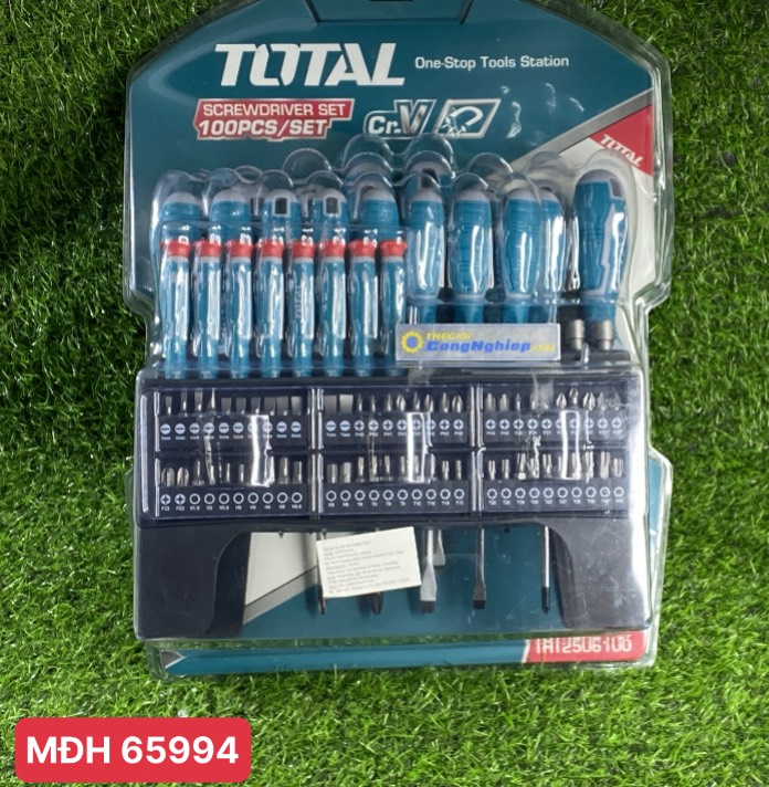 Bộ tuốc nơ vít đa năng 100 chi tiết Total THT2506100