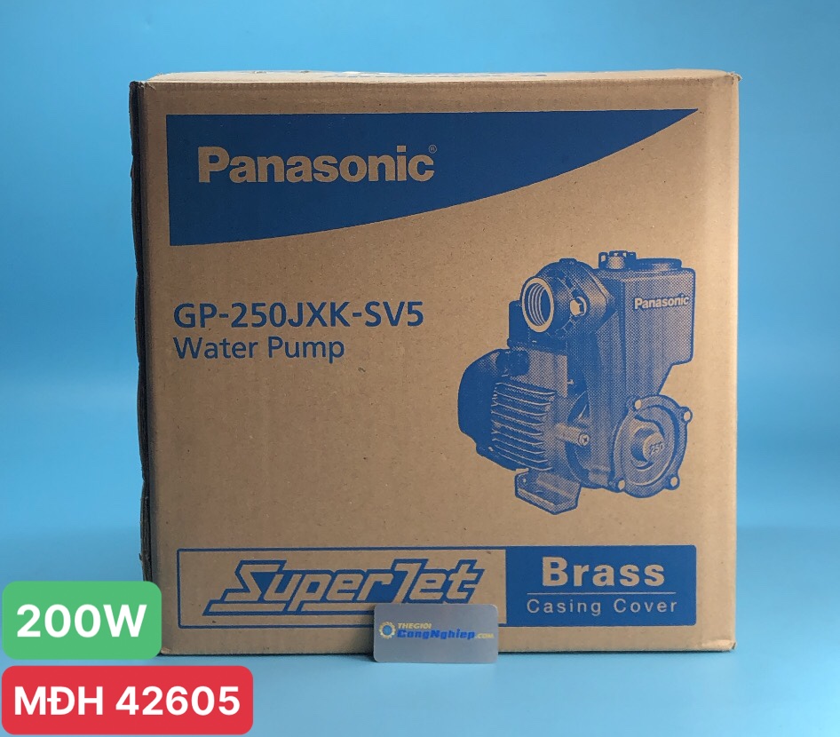 Máy bơm đẩy cao bán tự động Panasonic GP-250JXK-SV5,  200W