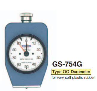 Đồng hồ đo độ cứng cao su Type OO Teclock GS-754G