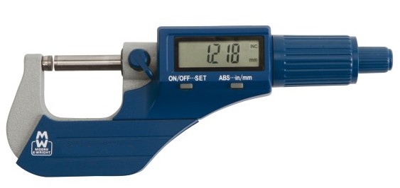 Panme đo ngoài điện tử Moore and wright MW200-01DBL. dải do 0-25mm