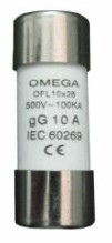 Cầu chì sứ Omega OFL10x38-6A