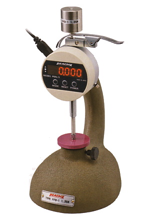 Đồng hồ đo độ dày điện tử Peacock FFD-7, dải đo 20mm kèm chân đế