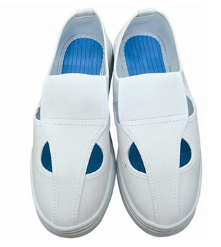 Giày phòng sạch chống tĩnh điện 4 lỗ màu trắng Vietnam TGCN-12982 (Asia)