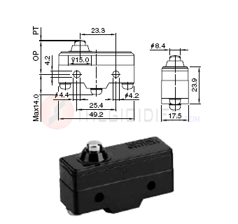 Công tắc hành trình SUNGHO SHZM-P503B,  250VAC, 10A