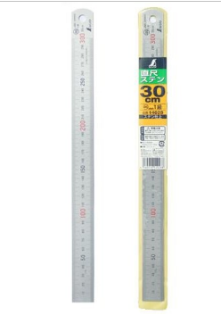 Thước lá thẳng chiều dài Shinwa 14079, đo 3m Lưỡi thước rộng 40mm dày 3mm Chất liệu thép không gỉ