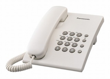 Điện thoại cố định có dây Panasonic KX-TS500, màu đen