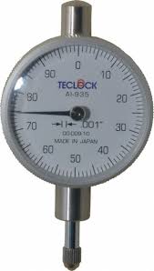 Đồng hồ so chân thẳng Teclock AI-935, 0-0.25"/0.001"