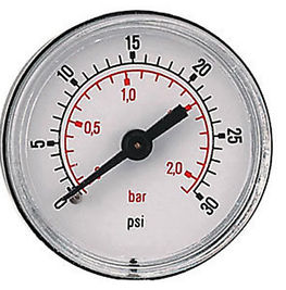 Đồng hồ đo áp suất 1 bar 
