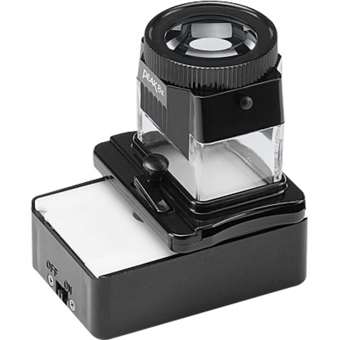 Bộ kính lúp kiểm tra chất lượng cuộn film PEAK 2018-SET, độ phóng đại 8X