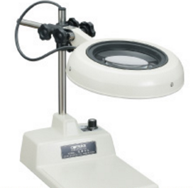 Kính lúp công nghiệp Otsuka ENVL-B 10X,  loại để bàn, thấu kính 10x, có sẵn bóng đèn led