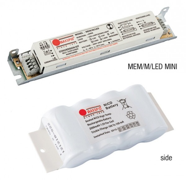 Bộ pin sạc cho bóng LED T8 MAXSPID MEM/M/LED MINI