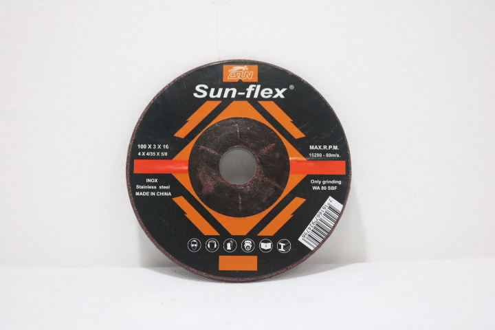 Đá mài inox SUNFLEX WA 80 SBF , 100 x 3 x 16 mm