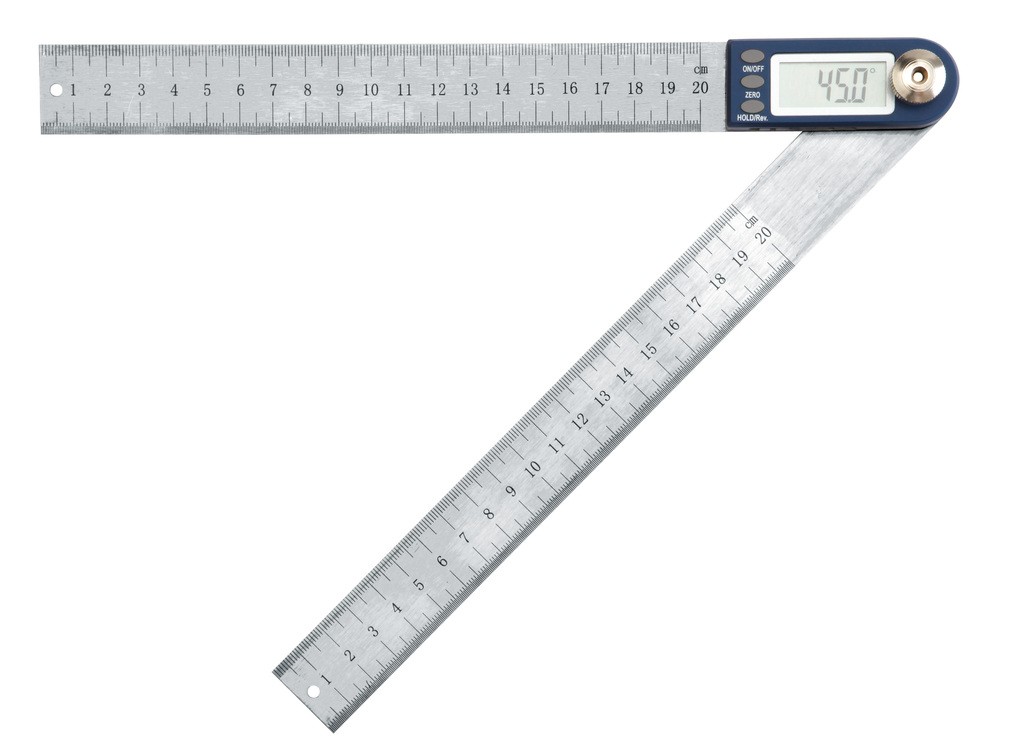 Thước đo góc điện tử Moore and wright MW506-01, dải đo 0 -360 độ, chiều dài thước 200mm