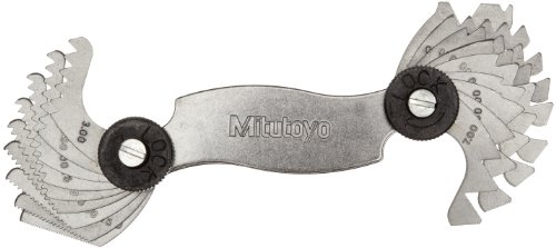Bộ thước dưỡng đo ren Mitutoyo 188-121, 0.4-7mm/18 lá 