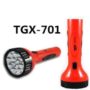 Đèn pin 12 bóng TGX-701 (đỏ đen)