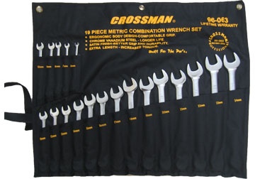 Bộ cờ lê vòng miệng 19 chi tiết Crossman 96-063, 6-24mm
