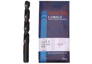 Mũi khoan inox Nachi L6520-COSD80, kích thước D8x57x114mm