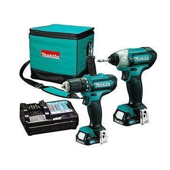 Bộ máy bắt vít máy khoan dùng pin 10.8V Makita CLX201S