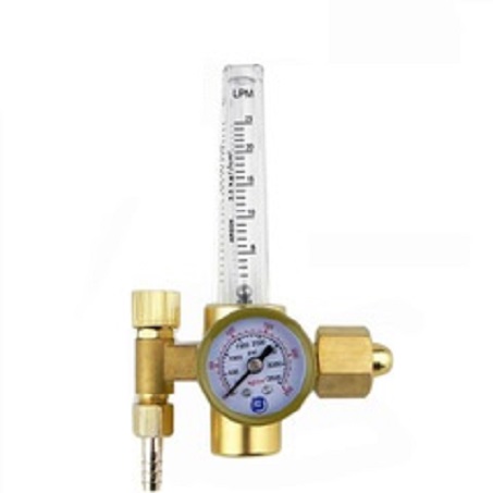 Đồng hồ điều áp (đồng hồ đo khí argon) 191-ARS (đồng) 1 vòi ra 350-2000 bar