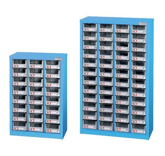 Tủ đựng phụ tùng, dụng cụ cơ khí 48 ngăn VERTEX VA7-448P, kích thước tủ 586 x 222 x 937mm