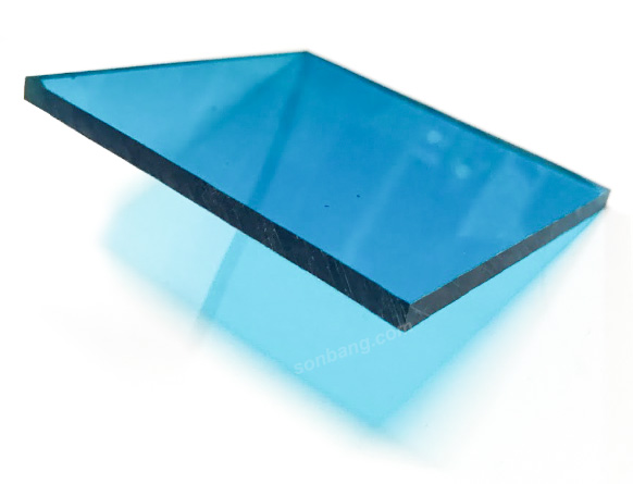 Tấm mica màu xanh dương, kích thước 1220 x 2440mm, dày 5mm