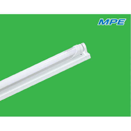 Bộ máng Led Tube 18W MPE MGT-120T loại đơn kèm bóng thuỷ tinh, dài 1.2m, ánh sáng trắng