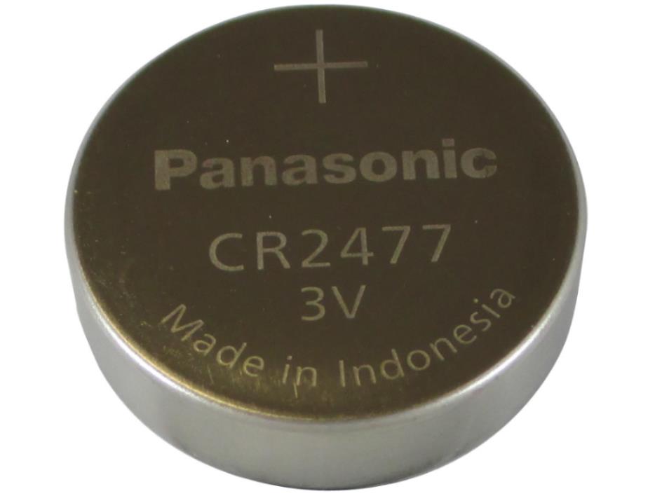 Pin điện tử thay thế lithium 3V Panasonic CR2477 (1 vỉ/5 viên)