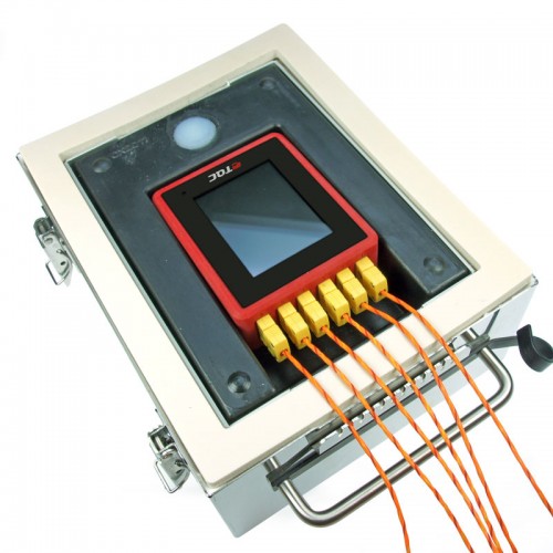 Máy ghi nhiệt trong tủ sấy TQC CX3020, dải đo 0~800°C, kích thước 108mm x 90mm x 35mm