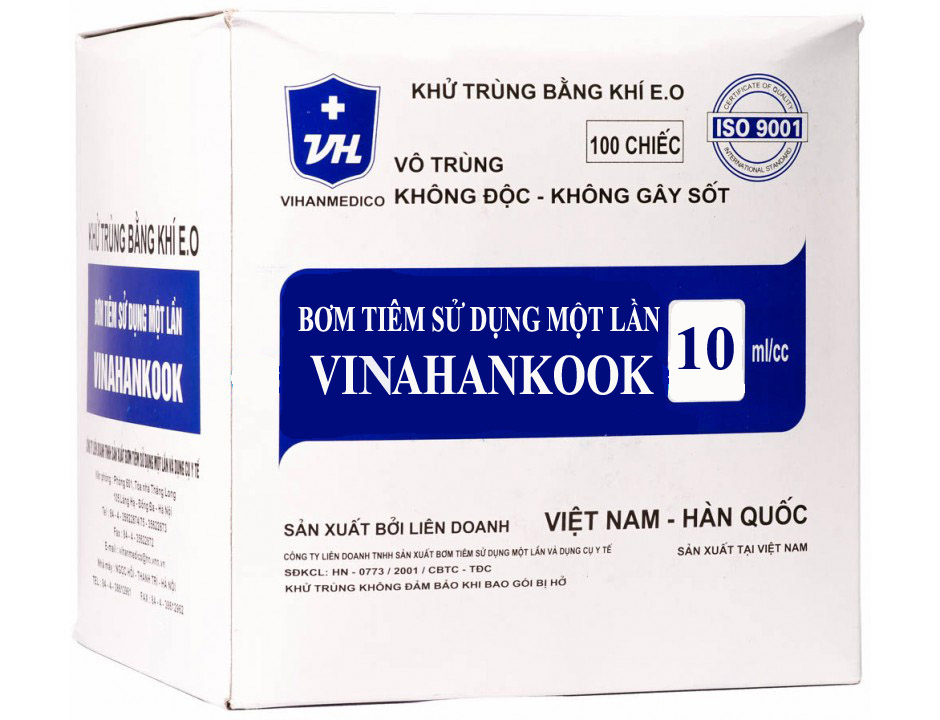 Bơm kim tiêm 10ml 23G