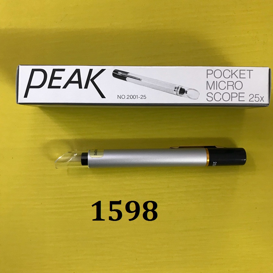 Kính hiển vi Peak 2001-25, độ phóng đại 25x, dạng bút