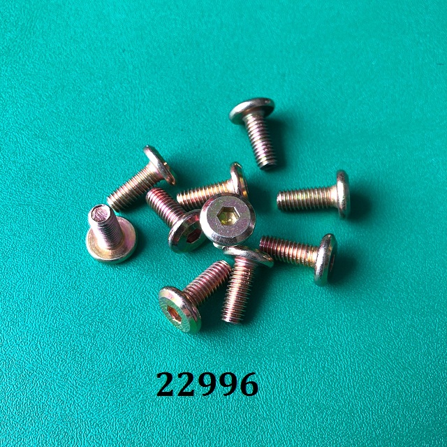 Ốc lục giác chìm đầu bằng có vát, màu đồng M6x15mm