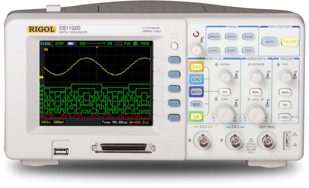 Máy hiện sóng số Rigon DS1102E 100MHz 