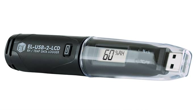 Nhiệt ẩm kế tự ghi Lascar EL-USB-2-LCD, -35 đến  80 ° C