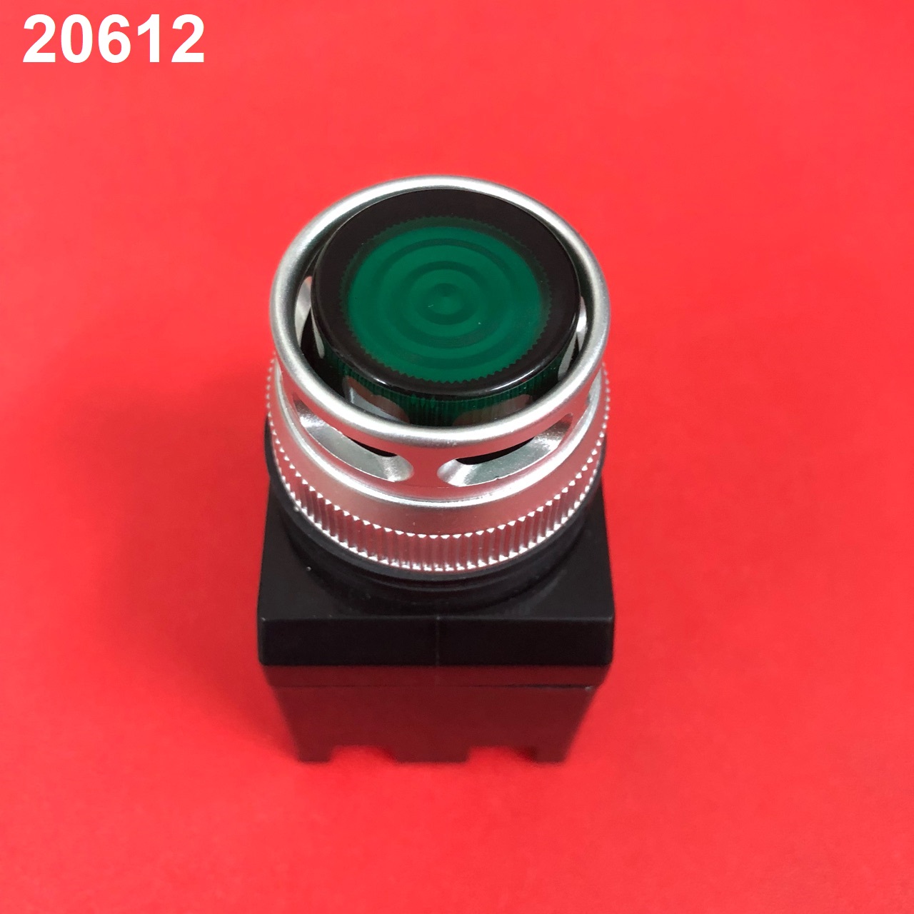 Nút nhấn đèn led hanyoung CR-304A0, Ø30 màu xanh