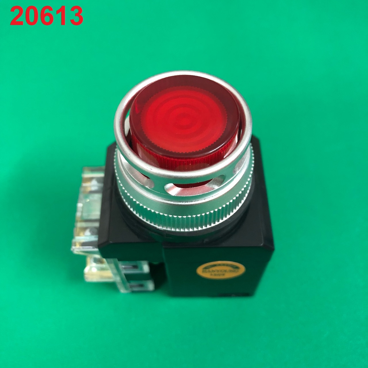 Nút nhấn đèn led hanyoung CR-304-A0DO, phi 30 màu đỏ