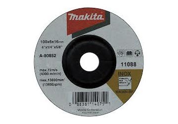 Đá mài inox 100mm Makita A-80852, kích thước 100x6x16mm