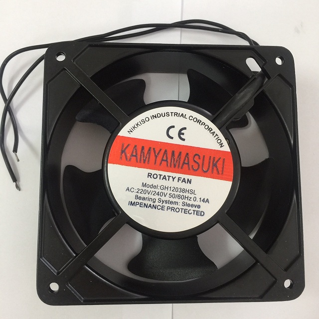 Quạt tản nhiệt Kamyamasuki GH12038HSL, kích thước 120x120x38mm điện áp AC 220/240V