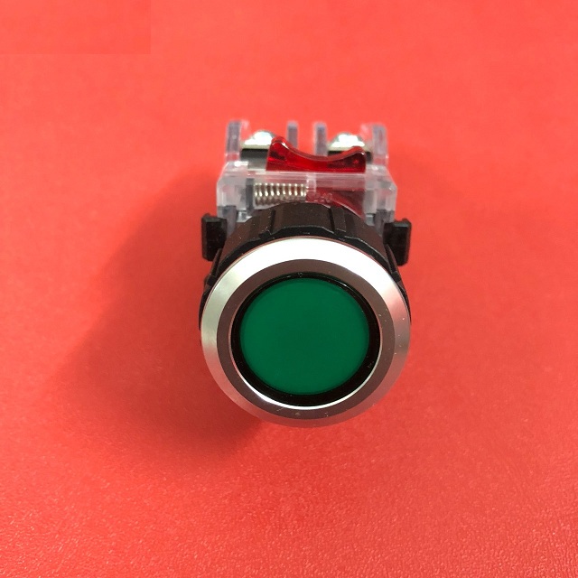 Nút nhấn không đèn viền nhôm HANYOUNG TGCN-41605, phi 25 MRF-NM1 đủ các màu