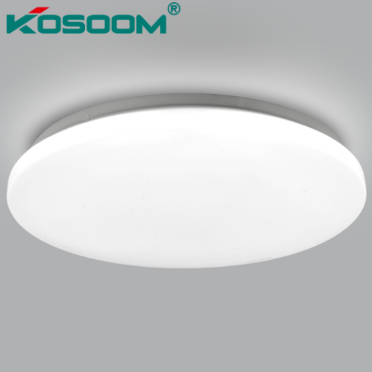 Đèn led ốp trần nổi loại tròn ánh trăng đổi màu 24w, kích thước φ380x63 mm Kosoom KS-FQ-24-DM