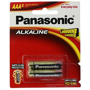 Pin Alkaline AAA Panasonic LR03T/2B, (1 vỉ/2 viên)