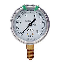 Đồng hồ đo áp suất có dầu ASK OPG-AT-G1/4-60X1MPA, dải đo 0-1Mpa