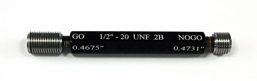 Dưỡng kiểm ren dạng trụ 1/2-20 UNF-2B, gồm 2 đầu GO & NO GO, tiêu chuẩn JIS thương hiệu Sokuhansha ( giao ngẫu nhiên SHS hoặc JPG )