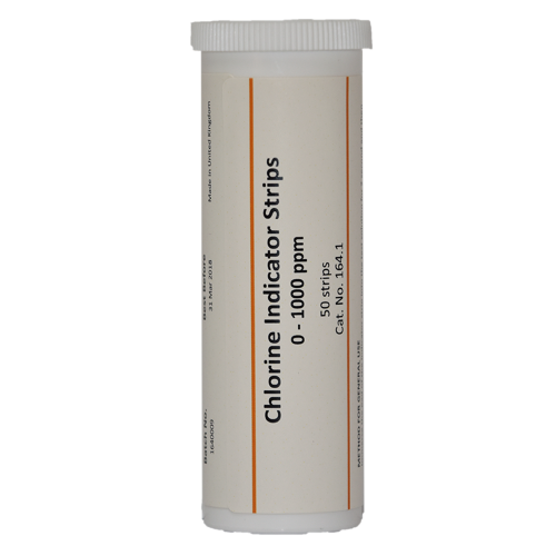 Giấy thử nồng độ chlorine 0 – 1000 mg/L, 100 miếng/ hộp