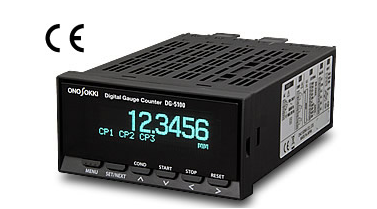 Bộ đếm kỹ thuật số Ono-sokki DG-5100, dải đo 0,00 đến ± 9999,99 mm