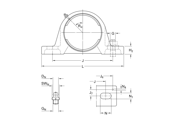 Gối đỡ SKF SYJ 506