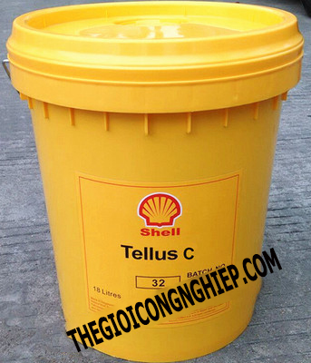 Dầu thủy lực chống mài mòn Shell c32, Tellus thùng 18 lít